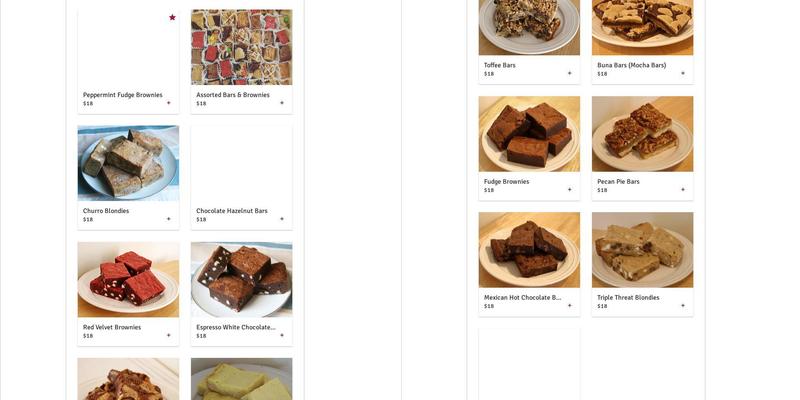 Beurre Pastry Shop Menu