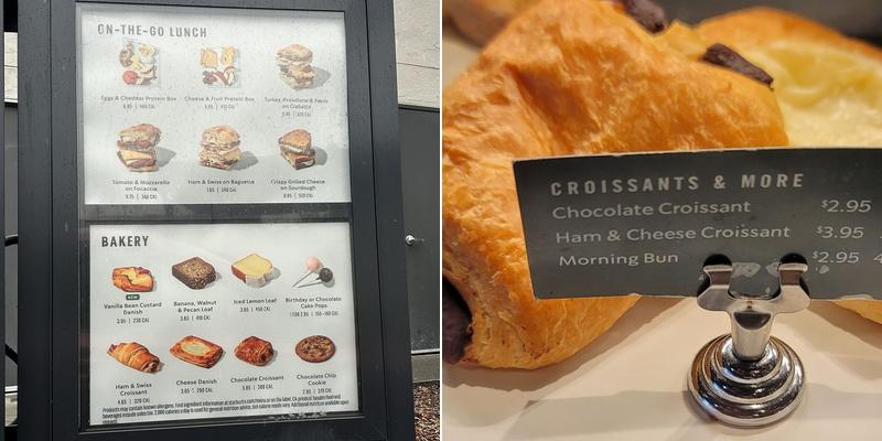 Starbucks Menu