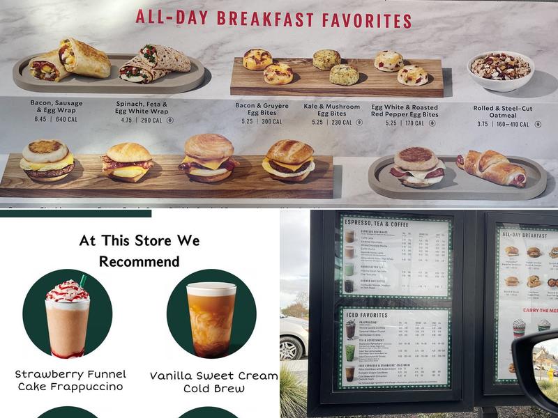 Starbucks Menu