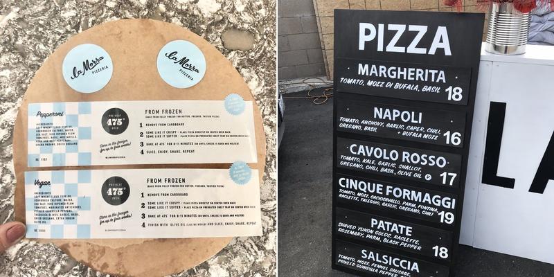La Morra Pizzeria Menu