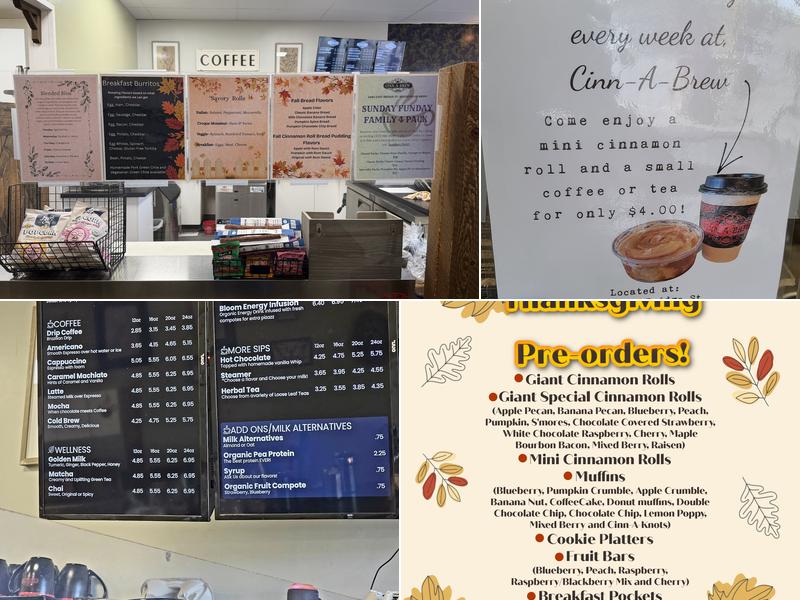 Cinn-A-Brew Menu