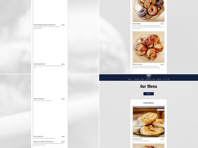 Brockmeyer's Menu