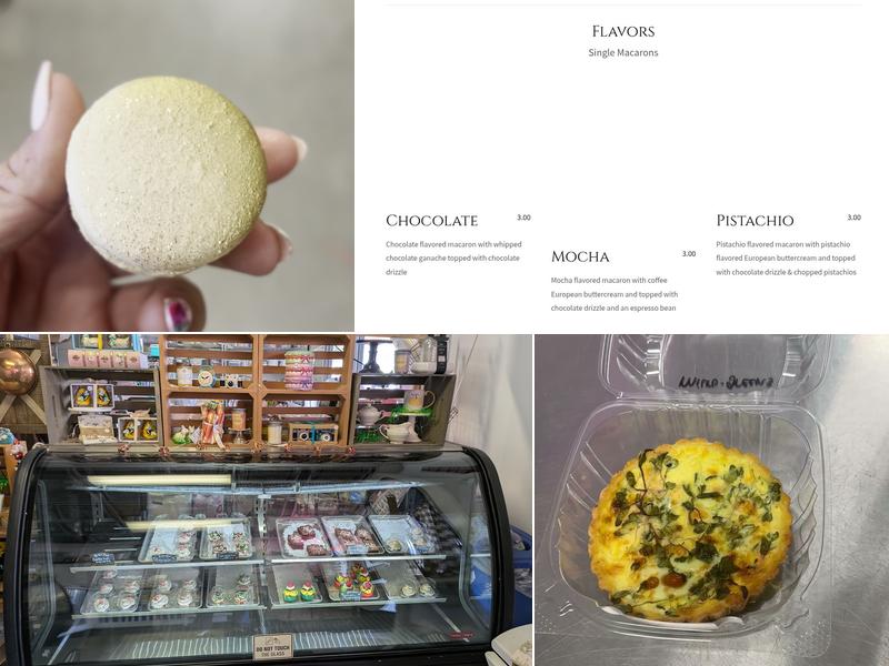 Monika’s Macarons & Bakery Boutique Menu
