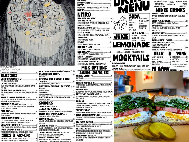 AlMack's Kitchen Menu