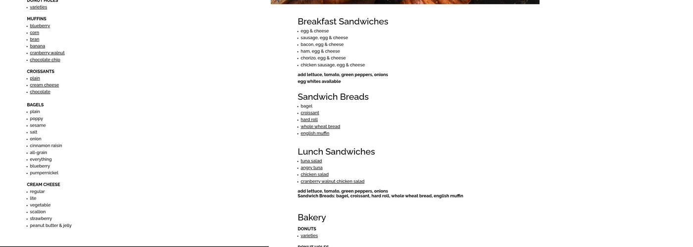 Donut Delight Menu