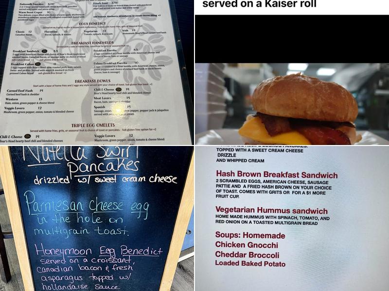 Nesting Grounds Cafe Menu