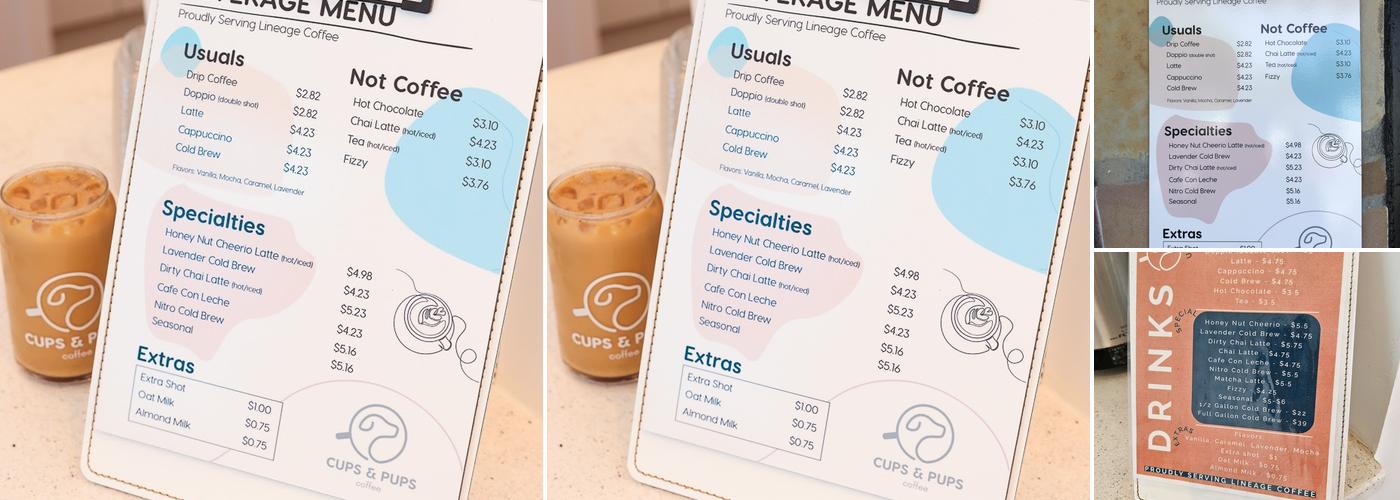 Yeast Coast Bakehouse Menu