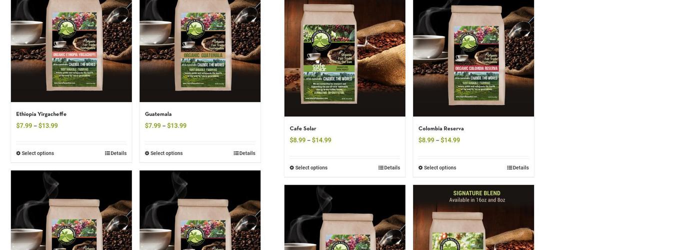 Bay Coffee and Tea Company Menu