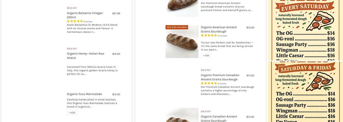 123Dough Bakery Menu