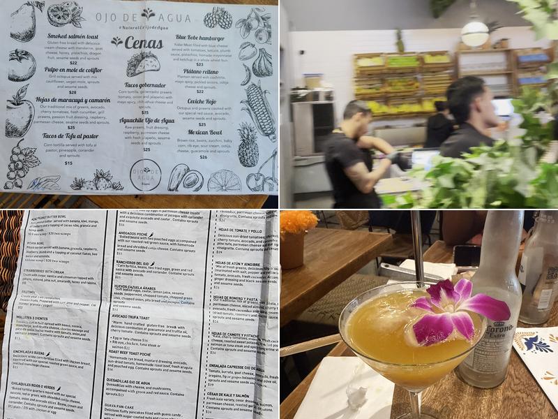 Ojo de Agua Brickell Menu