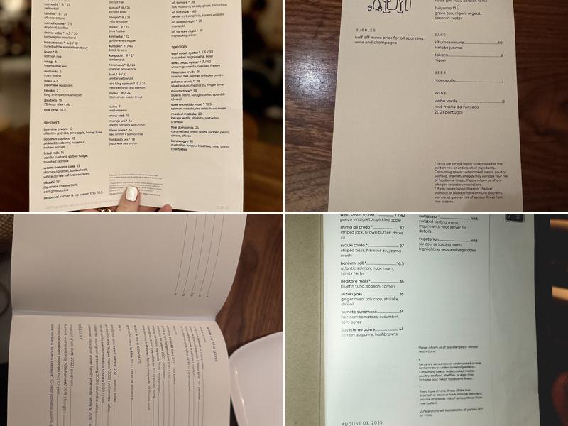 Uchi Menu