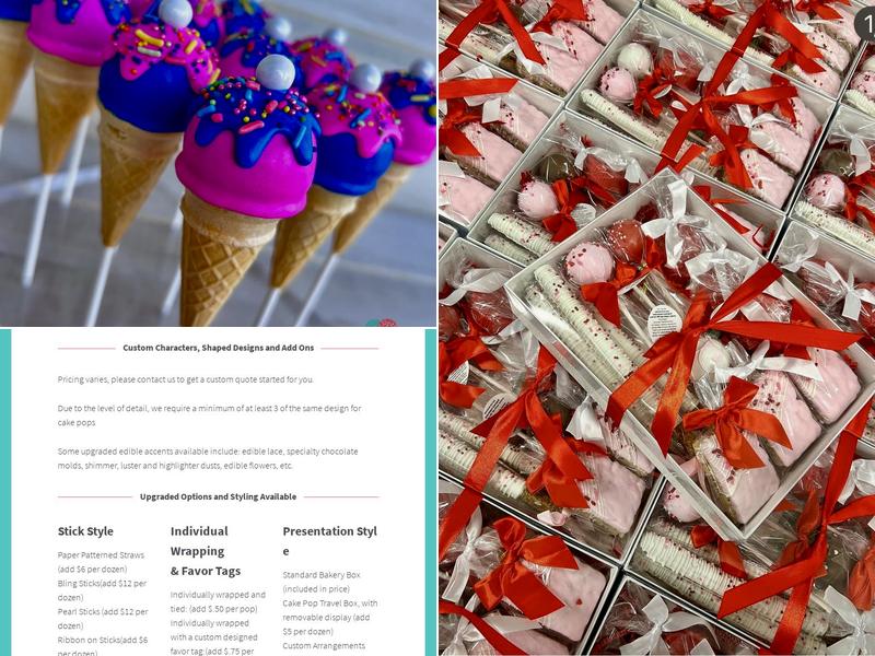 Pop Goes the Party, LLC Menu