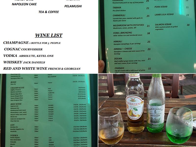 ARGO Restaurant Menu