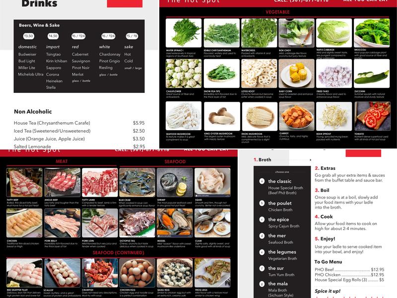 Hot Pot Restaurant Menu