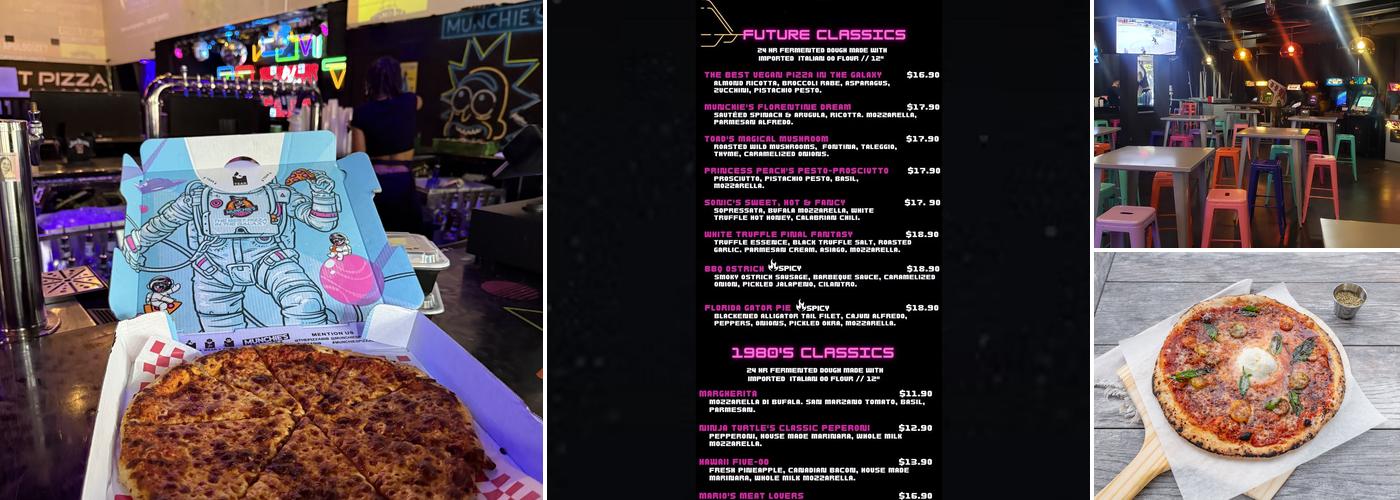 Munchie's Pizza Club Menu