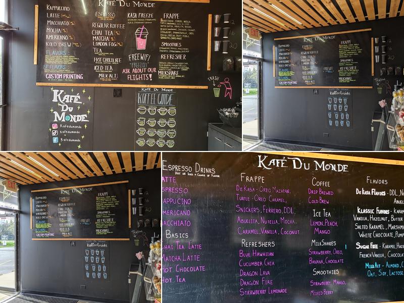 Kafe Du Monde Menu