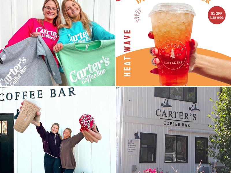 Carter's Coffee Bar 3815 Maine St, 641 Broadway St, Quincy