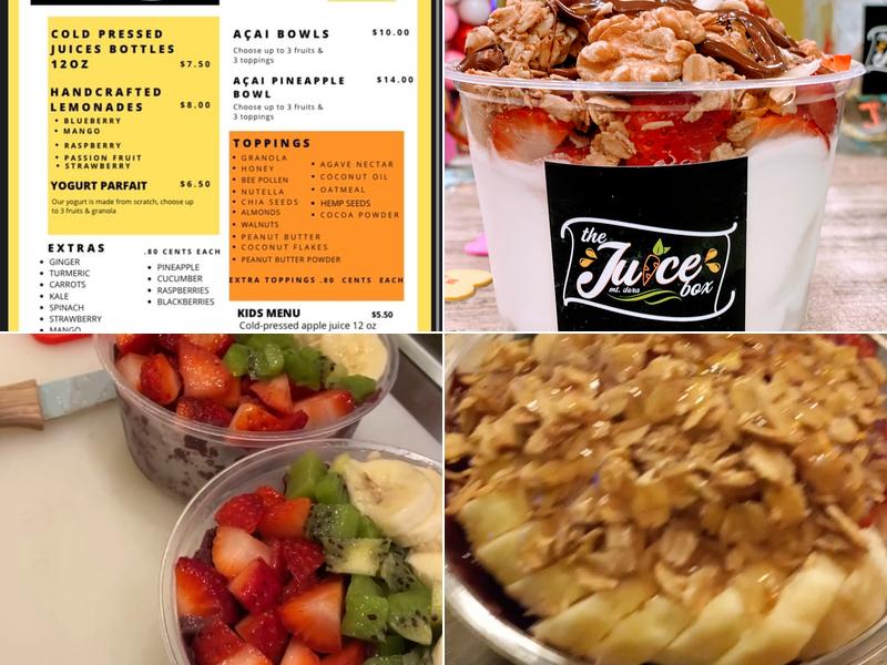 The Juice Box Mt. Dora Menu