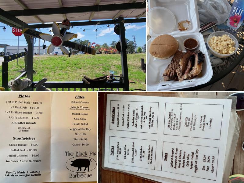 THE BLACK PIG BBQ AND GRILL Menu