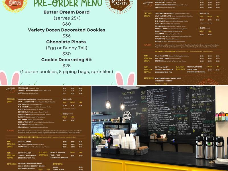 Java Jackets Coffee House Menu