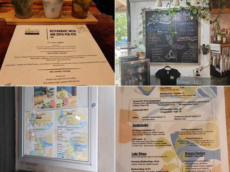 Mint To Be Mojito Bar and Bites Menu