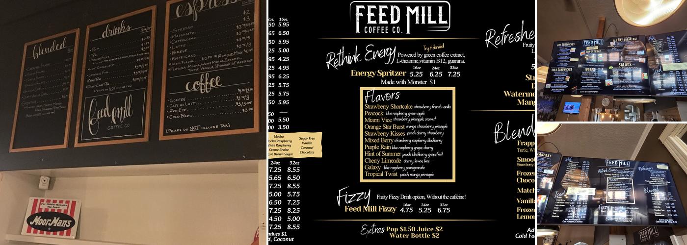 Feed Mill Coffee Co. Menu