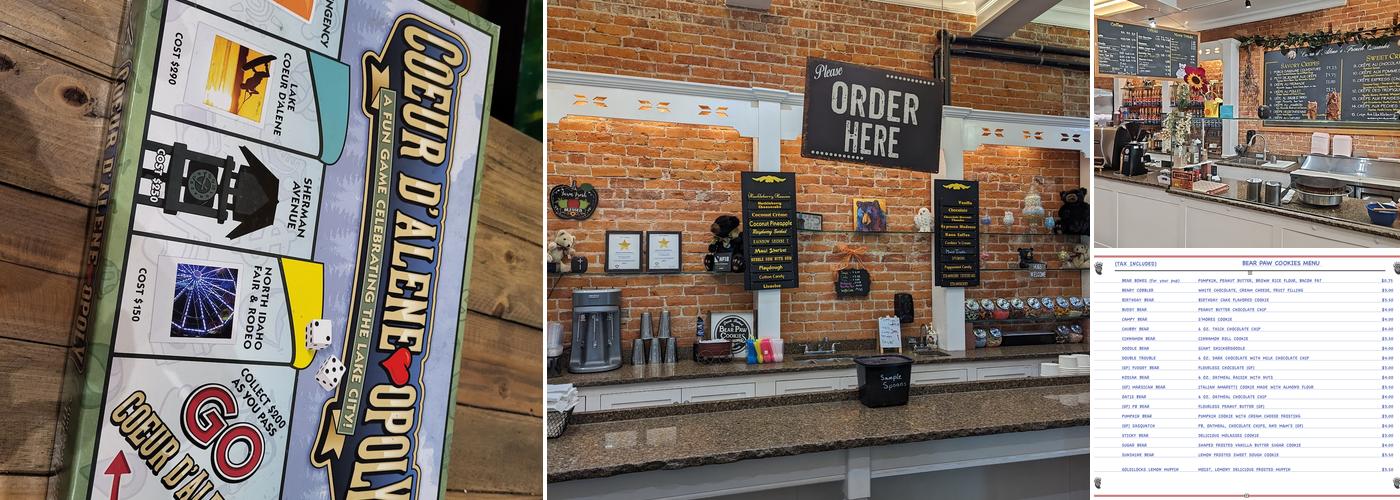 Bear Paw Cookies Bakery and Crepes Menu