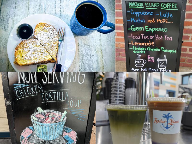 Anchor Island Coffee Menu