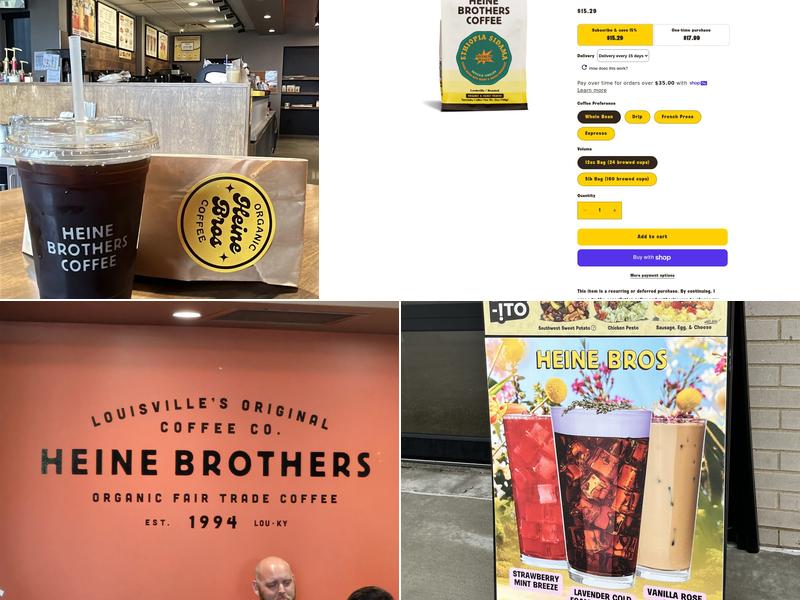 Heine Brothers Coffee - Hurstbourne Town Center Menu