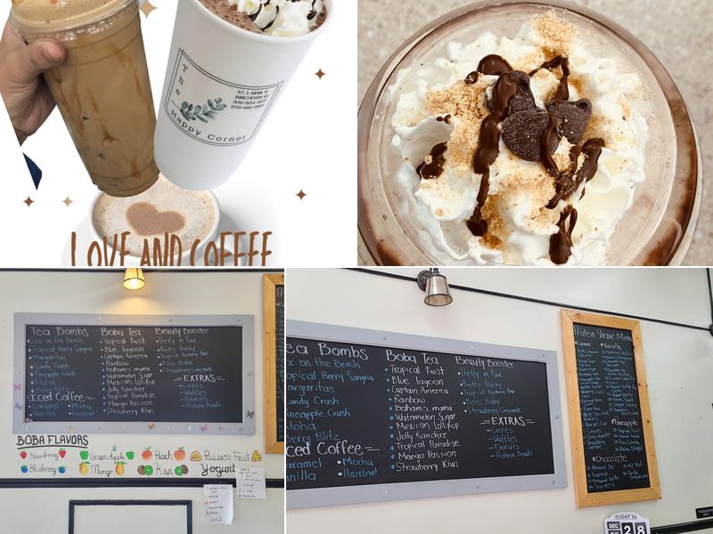 The happy corner Winchester Menu