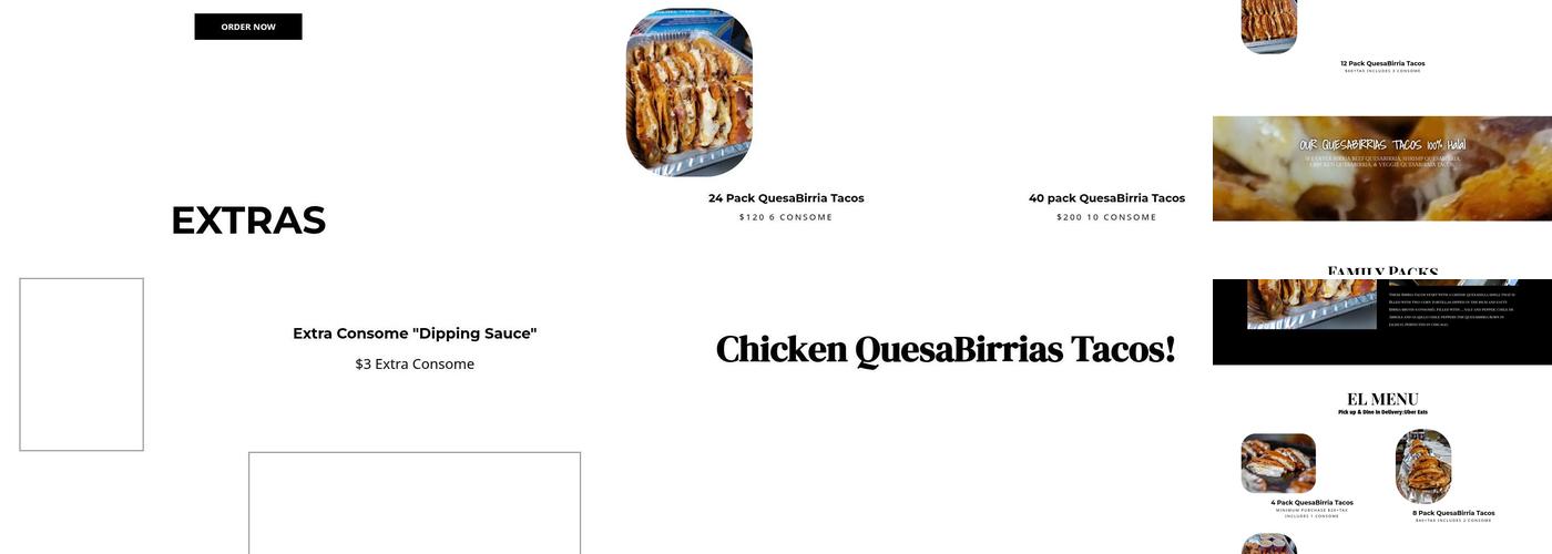 QuesaBirria Jalisco Tacos Menu