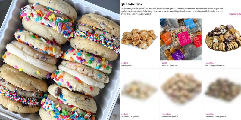 Sweet Thing Bake Shop Menu