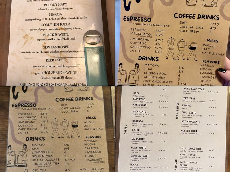 Fourth Wall Menu