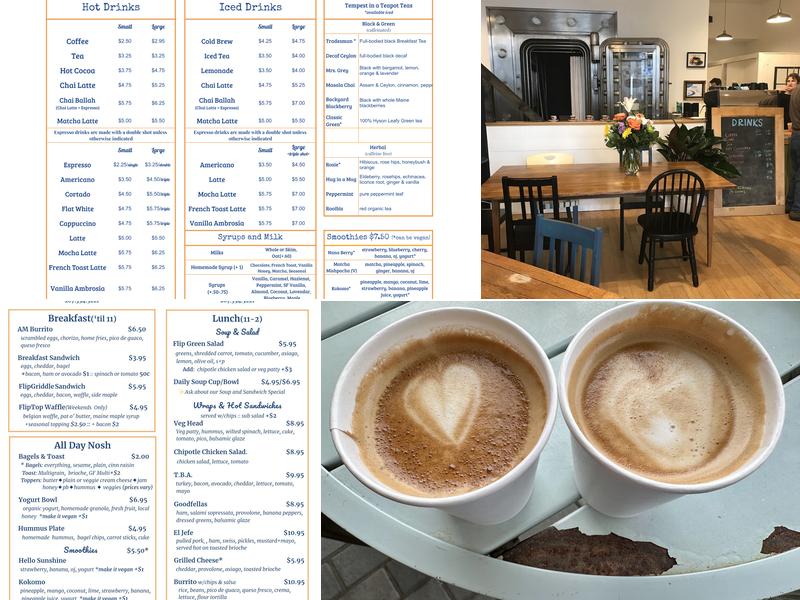 FlipSide Coffee Menu