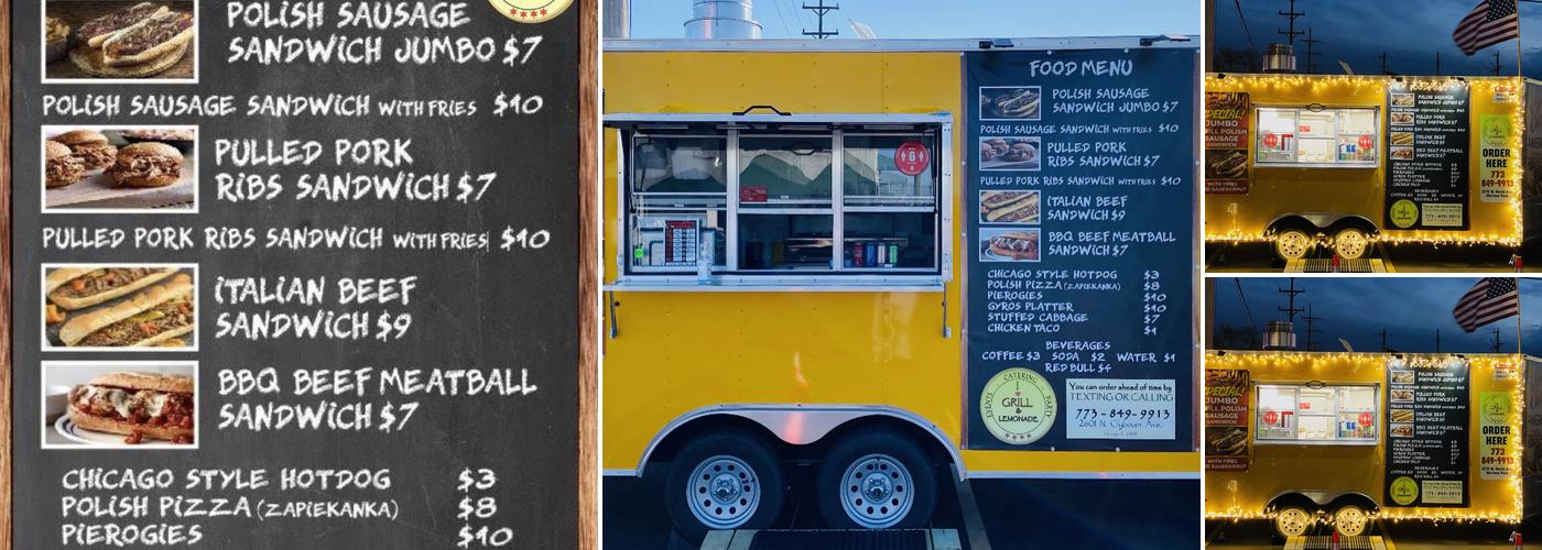 I Love Grill and Lemonade Menu