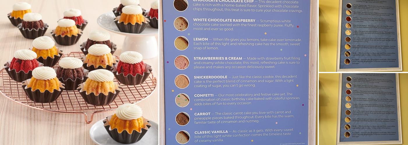 Nothing Bundt Cakes Menu