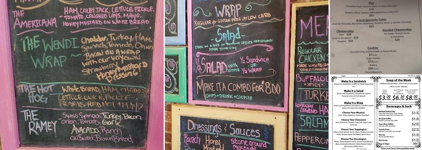 2nd Street Bistro & Bakery Menu