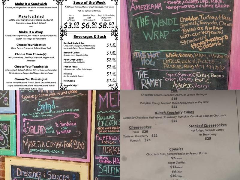 2nd Street Bistro & Bakery Menu