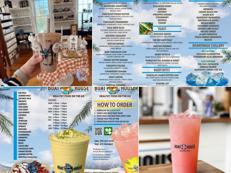 Boat House Healthy Food on the Go Menu