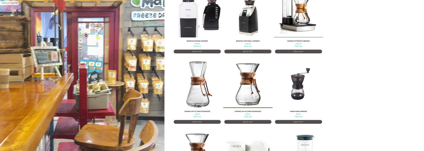 Monsoon Roastery and Espresso Bar Menu