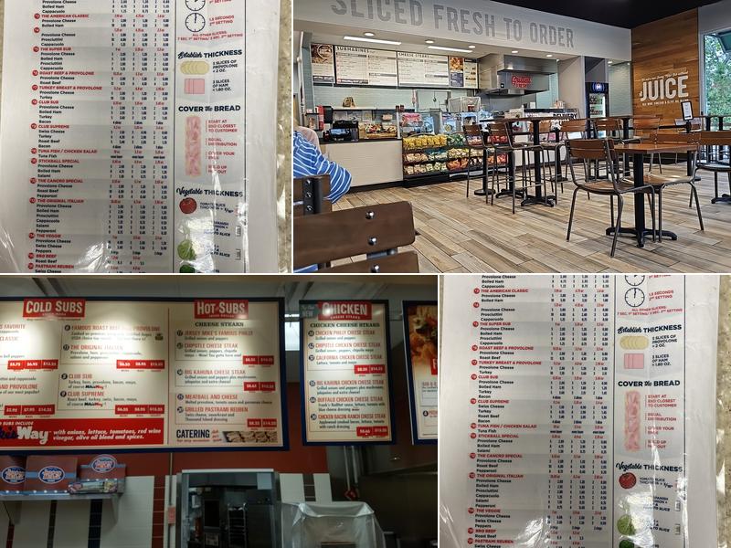 Jersey Mike's Subs Menu