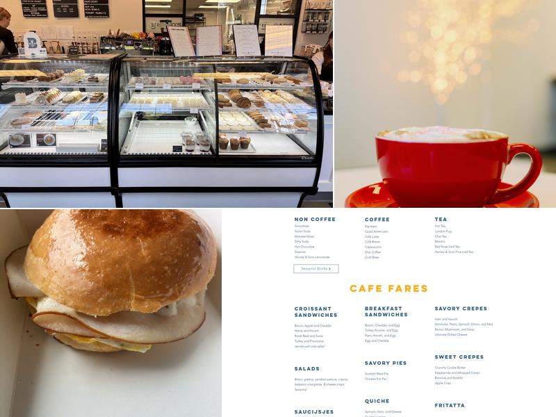 Brad's Bakery Bistro Menu