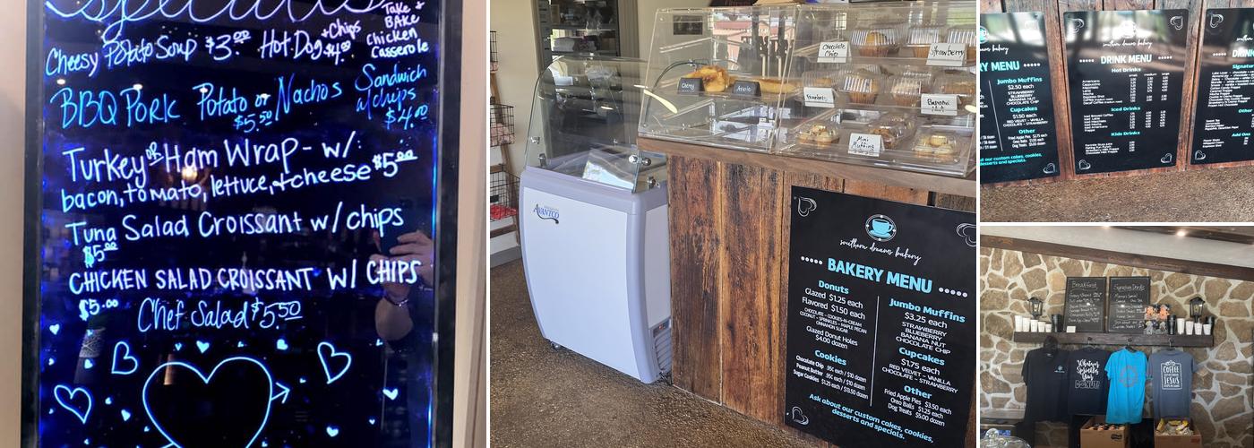 Southern Dreams Bakery Menu