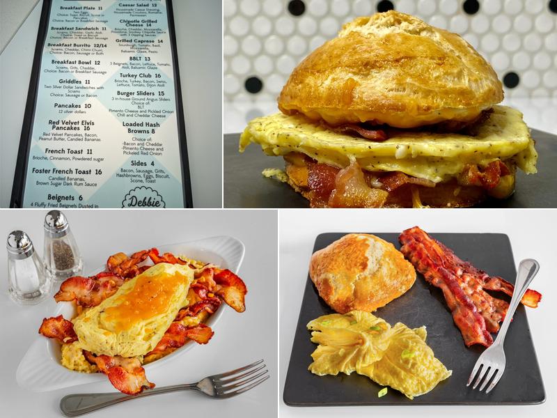 Debbie on the Levee Menu