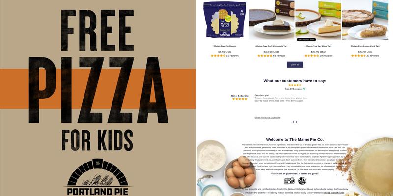 The Maine Pie Co Menu