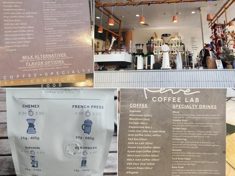 Rêve Coffee Lab BTR Menu