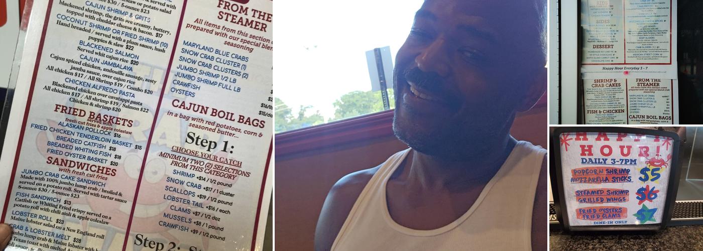 The Crab Shack Crofton Menu