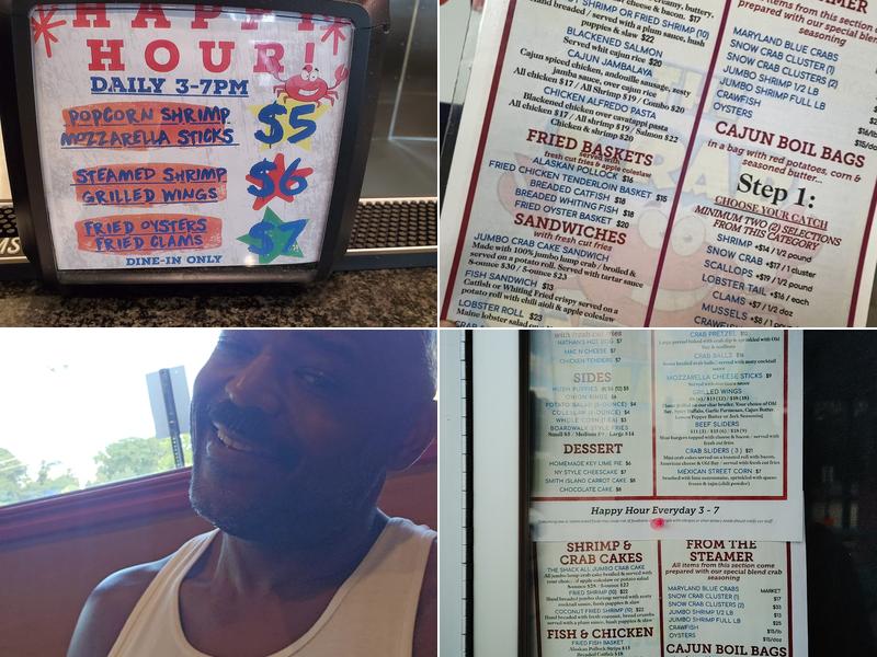 The Crab Shack Crofton Menu