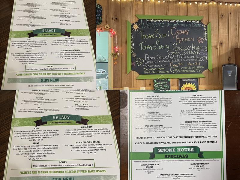Firefly Cafe Menu