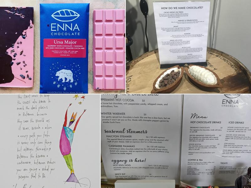 Enna Chocolate Menu